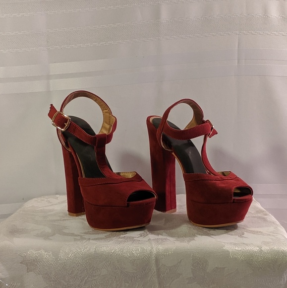 Cathy jean platforms size 5 - Picture 1 of 5